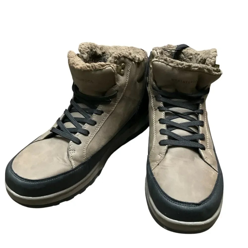Weatherproof Men's Logjam Memory Foam Sneaker Boots Brown Size 11 NIB NEW